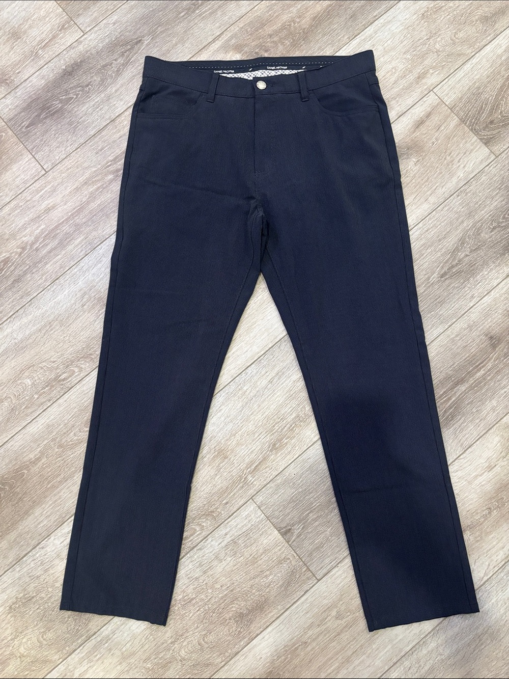 Daniel Hechter Men's Navy Straight Dress Pants 34/30